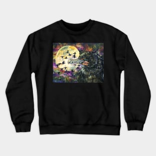 Cormorant Moon Crewneck Sweatshirt